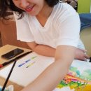 수채화로 그리는 세상 이미지