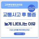 교통사고 이후 통증, 바로 나타나지 않는 경우 어떻게 봐야 할까 (익산고려백정형외과)