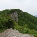 제1바위봉(간문봉382m).중상봉(495m).계족산(703m).730m봉(삼각점봉).광대바위.국시봉(491m)/전남 구례 이미지