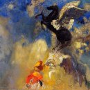 【오딜롱 르동 Odilon Redon (1840-1916)】 "검은색에서 채색으로 「르동 자화상」" 이미지