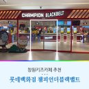 창원키즈카페 롯데백화점 아이와 가볼만한곳 챔피언더블랙벨트