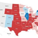 미국 대선 지도를 보면.. 이미지