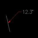 지시선에 각도쓰기(십진법표기) 이미지