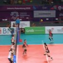 오늘자 여자배구 한일전 김연경 1:1 단독블로킹 장면.gif 이미지