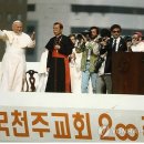 요한바오로 2세, 1984년 1989년 두 차례 한국 방문 이미지