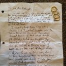 결혼반지 훔친 도둑, 15년 후 편지와 함께 되돌려 준 사연 이미지