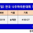 2024 전국 나주마라톤대회기록[24.10.13] 이미지