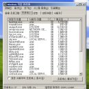 windows 작업관리자 에서 실행되고있는 프로세스 들 이미지