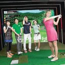 사이버스크린 골프 이미지