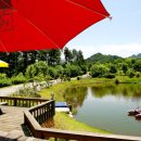 호수가에 펜션 이미지