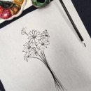 수묵캘리그라피 | 성북구 수묵담채화 개인 레슨 : 나만의 동화책 일러스트 그리기 수업 후기