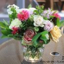 프렌치 스타일 유러피안 꽃다발 이미지