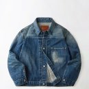 안암로 | [실착후기]아웃스탠딩 1세대 셀비지 데님자켓 미디움 블루(사이즈 추천, 매장방문)