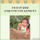 꽃무지에원팜 | 수원 농촌체험, 먹이주기, 모래놀이, 낚시놀이 가능했던 포시즌 힐링팜에 23개월 아기랑 다녀온 추천 후기
