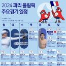 2024, 파리 올림픽 주요경기 일정 이미지