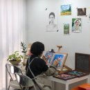 소묘와오일파스텔 이미지