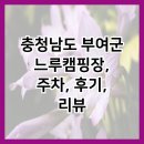 충청남도 부여군 느루캠핑장, 주차, 후기, 리뷰