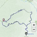 황매산기적길 | 모산재주차장-영암사지-돛대바위-모산재-득도바위-순결바위-국사당-영암사지-원점회귀 / 황매산기적길 4km.