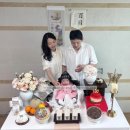 떡드림 | [백일후기] - 셀프 백일상 : 이소드림 (이소테이블) / 백일 떡 : 설기한잎