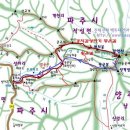 제118회 정기산행 파주 감악산(675m) 산행지도 이미지