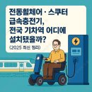 전동휠체어급속충전기 | 전동휠체어·스쿠터 급속충전기, 전국 기차역 어디에 설치됐을까? (2025 최신 정리)