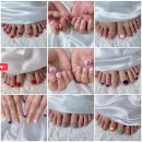 경안로 | 네일경안로 | 여름맞이 젤패디 풀컬러 받고 왔어요~