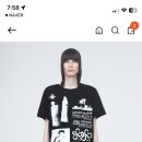 나체 반팔 COLLAGE BASIC T-SHIRT (UNISEX) BLACK 이미지