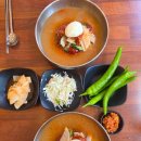 진천천 | [대구 화원 맛집] 진천천 배롱나무꽃길 산책후 찾은...본점’, 시원한 물비빔냉면과 푸짐한 셀프바 후기!