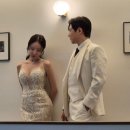 까페 가일 | 비마이스튜디오 복도씬 커플 화보! 비즈드레스에 신랑 가일 헤어변형, 시상식 느낌 웨딩촬영 후기