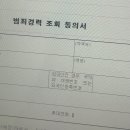 범죄경력조회서에 자국어는 뭐쓰는거임 ..? 이미지