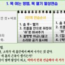 단계별 호흡, 발성연습의 실제 (연습자료) 이미지