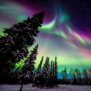 핀란드의 오로라 (Aurora, 極光) 이미지