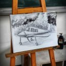 우리 동네 수채화 이미지