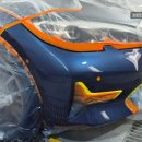 대구덴트경주점 | 포항 BMW 320i 앞범퍼 부분도색 잘하는 곳 | 자동차복원달인 포항대이점 열처리 복원 후기