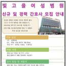 2025 빛고을여성병원 신규간호사 모집 이미지