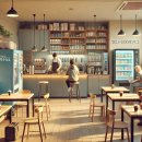 카페&사람 이미지