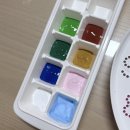 딩동댕 | [리뷰] 동아 딩동댕 아크릴 물감 12색 후기 | 이케아 소품 꾸미기, 드립 페인팅 놀이