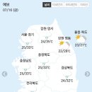 🏝7월 16일 금요일 간추린 뉴스와 날씨🏝 이미지