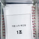 ☑ 월 별 소득원 확인 및 서명 안내 (산재/고용) 이미지