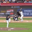 해설과 캐스터가 아주 흡족해 하는 김택연의 제구 이미지