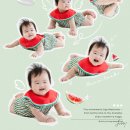 사진으로 본 새로운 세상 | 세종 아기사진 스튜디오촬영 후기 | 수박 컨셉 백일사진 촬영