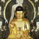 진주 청곡사 목조석가여래삼존좌상 이미지