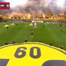 [도르트문트 vs 바이언] 지그날 이두나 파크를 가득메운 홍염과 카드섹션.gif 이미지