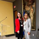 ALLATRA 국제사회운동 커뮤니케이션부장 발레리아 스미안, 이탈리아 대사관에서 열린 ISSNAF 연례 행사 2025 참석 이미지