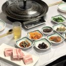CU강릉포남주공점 | 강릉 포남동 ‘솥뚜껑 삼겹살’ / 두툼한 고기와 각종 반찬들 / 김치가 맛있는 고깃집