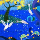 학-비상 | [최영취 작가의 전시 추천] "민화의 힙한 변신!" 백선 현대 민화 작가의 <십장생이 머무는 자리> - 행복...