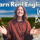 [초급 과정] Slow Learn English Vlog - A Beautiful British Beach! 🇬🇧 이미지