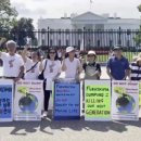재미동포단체, 백악관 앞 오염수 방류 반대 집회 개최 이미지