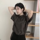 르버터 에떼 블라우스 차콜 새제품 반택포 3.3 이미지