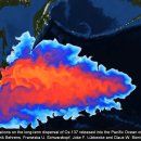 일본 후쿠시마 오염수 방류시 시뮬레이션 이미지